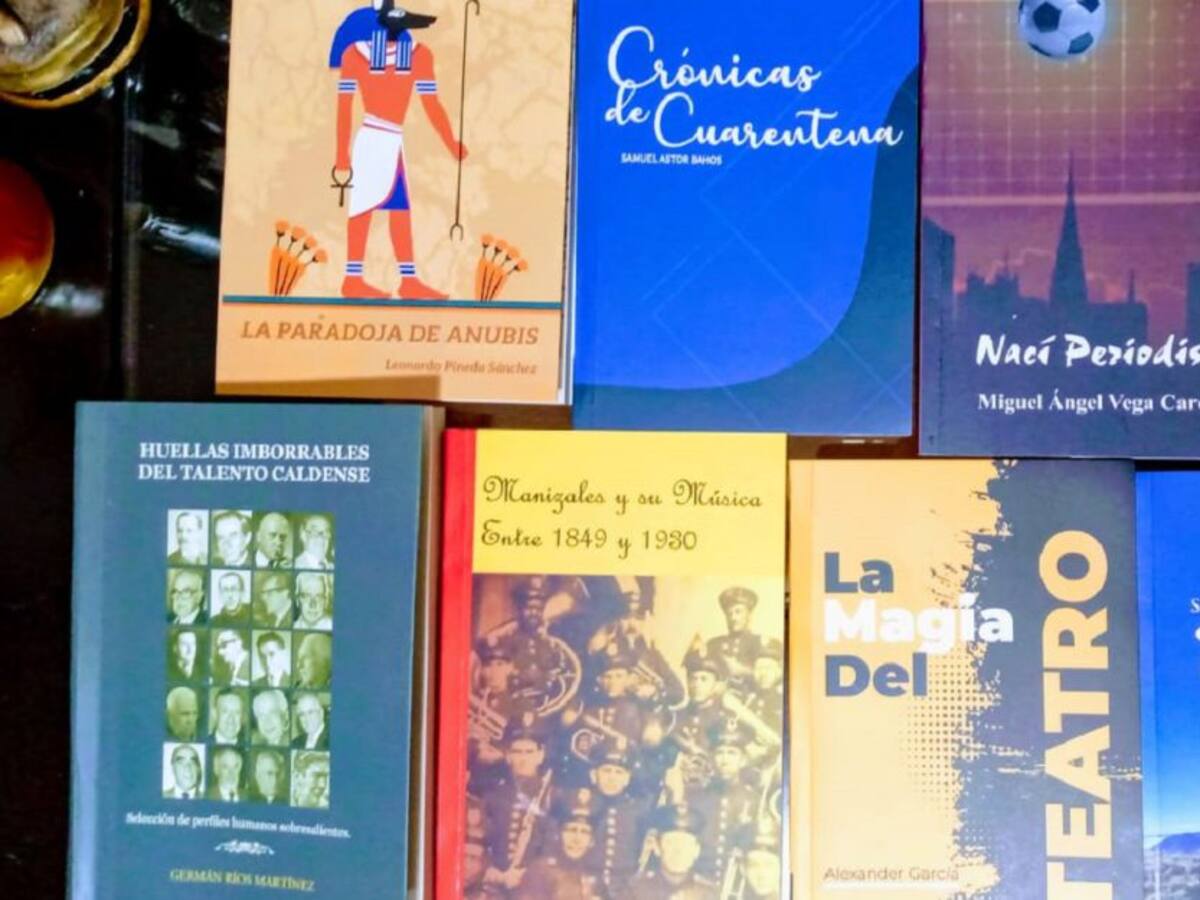 Presentación de obras literarias de autores caldenses