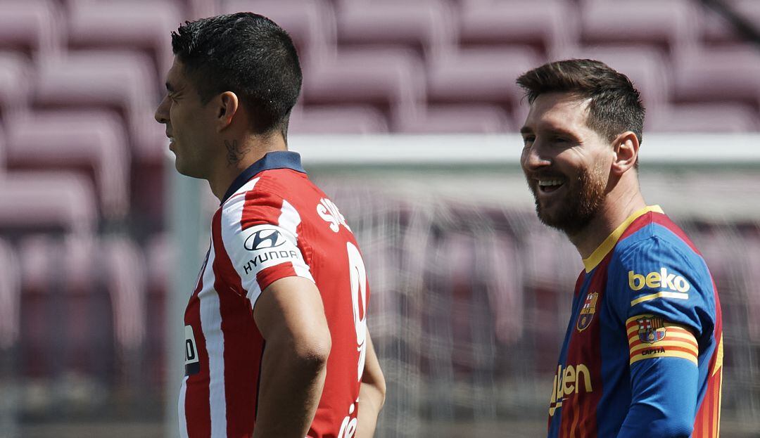 Luis Suárez y Lionel Messi