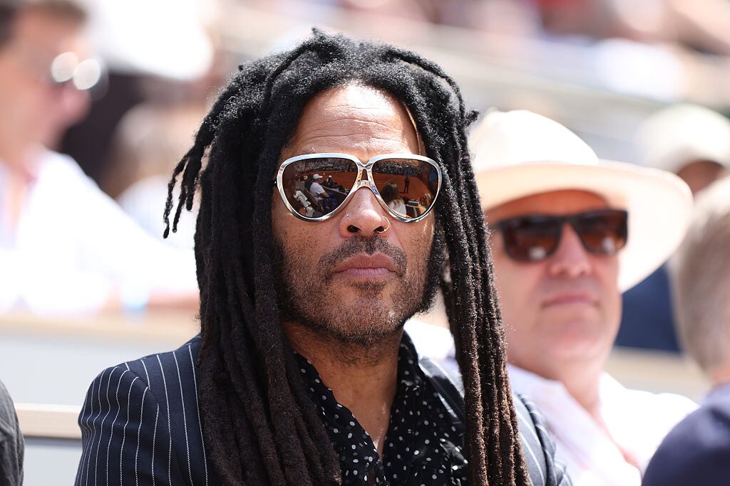 Paris, France - June 7: American singer, musician, songwriter, record producer, and actor Lenny Kravitz during Day Fifteen of the 2026 French Open at Roland Garros on June 07, 2026 in Paris, France. (Photo by Tnani Badreddine/DeFodi Images/DeFodi via Getty Images)