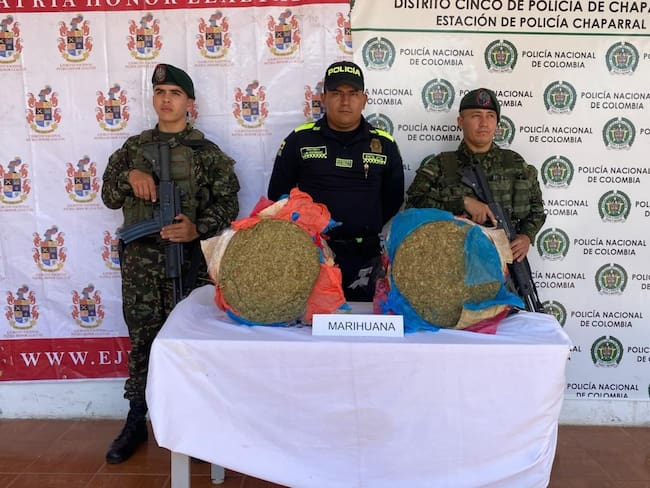 Cae nuevo cargamento de marihuana de las disidencias de Ivan Mordisco en el sur del Tolima