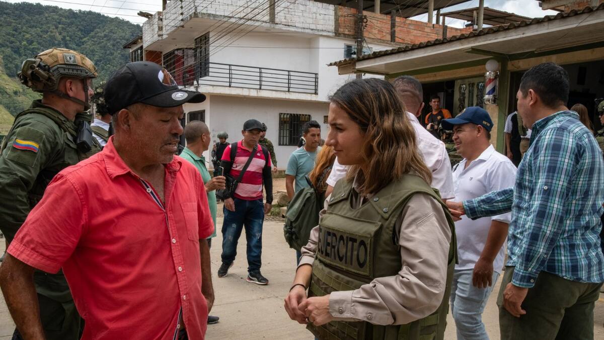 “No podemos ceder ante chantajes y coerciones de los grupos armados”: Laura Sarabia