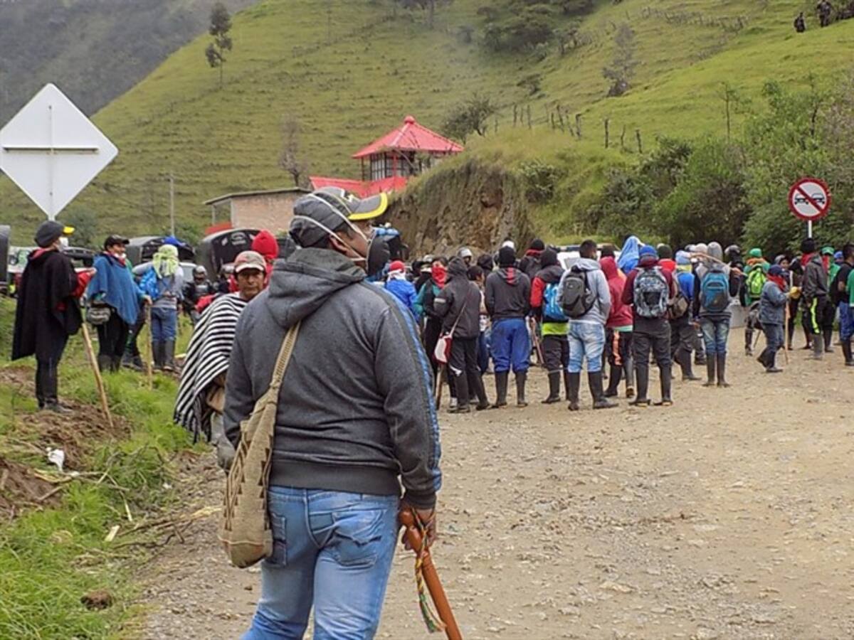 Indígenas se declaran en asamblea permanente en Piendamó, Cauca