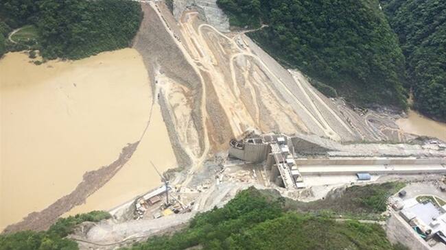 La ONU alertó sobre el alto riesgo de ruptura de la presa de Hidroituango. Foto: Colprensa