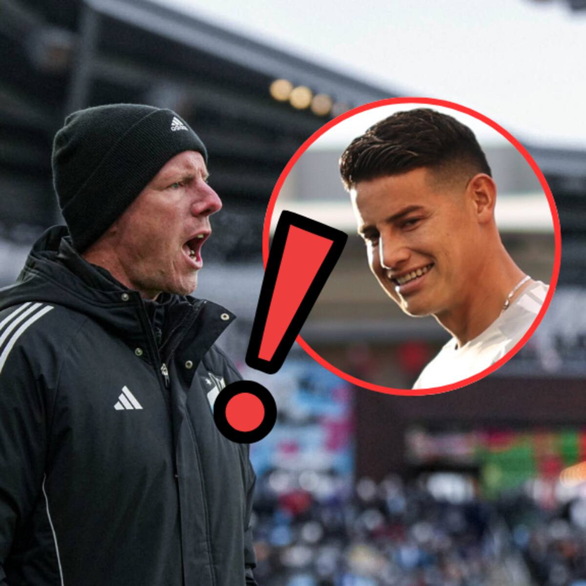 Hincha del Minnesota insultó a Knowles por no darle minutos a James Rodríguez: esto dijo el técnico