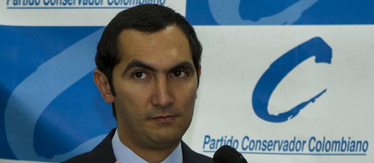 David Barguil, presidente del Partido Conservador.