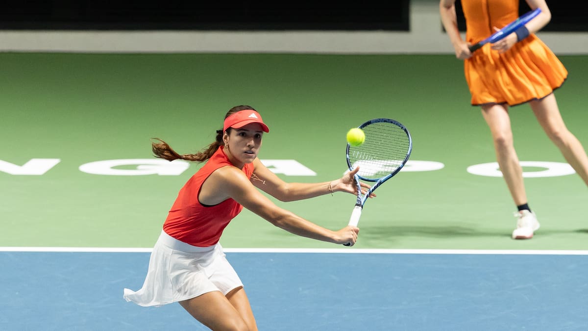 Camila Osorio cayó eliminada en los cuartos de final del Singapore Tennis Open