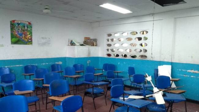 En total son 2.769 aulas de clase que se encuentran en mal estado