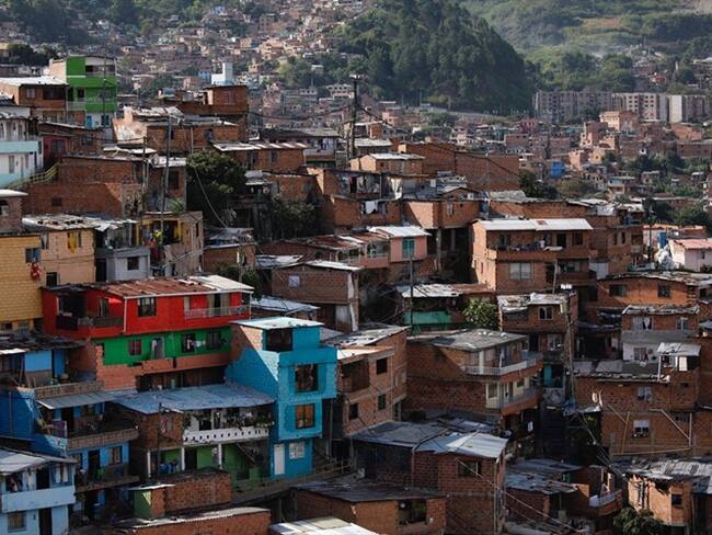 Comuna 13 en Medellín. Foto: Getty Images