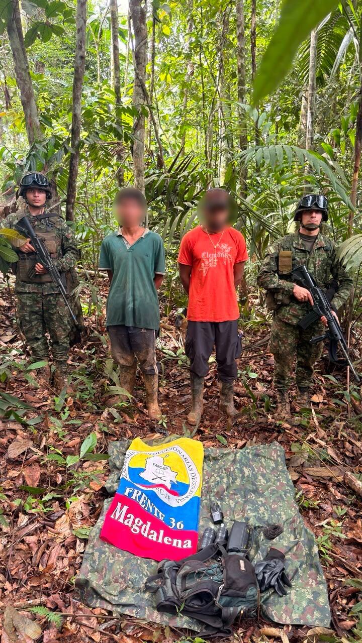 Alias Peluca y Totero de la comisión mixta ELN y frente 36