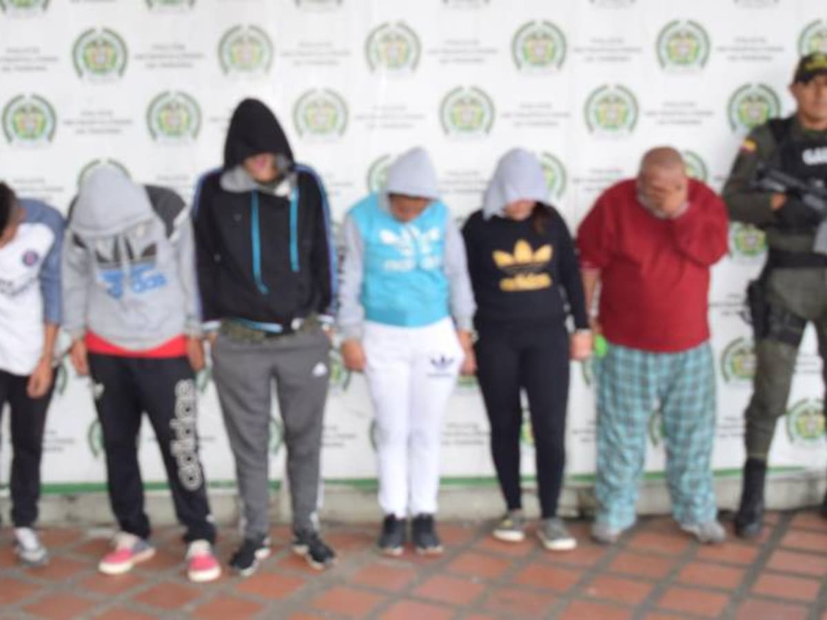La banda Los Martilleros fueron capturados por e delito de extorsión