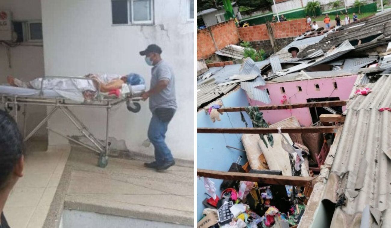Mujer y menor de 2 años fueron remitidas a Bucaramanga tras explosión de gas en Cimitarra.
