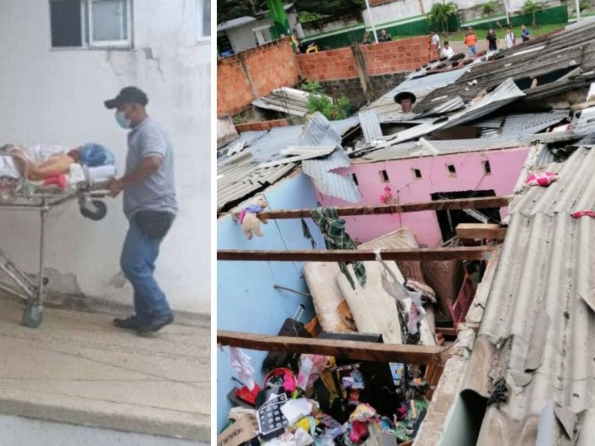 Mujer y menor de 2 años quemadas en explosión de gas en Cimitarra fueron remitidas al HUS