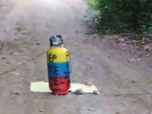 Alarma en el sur del Tolima por cilindro atribuido a disidencias de Iván Mordisco