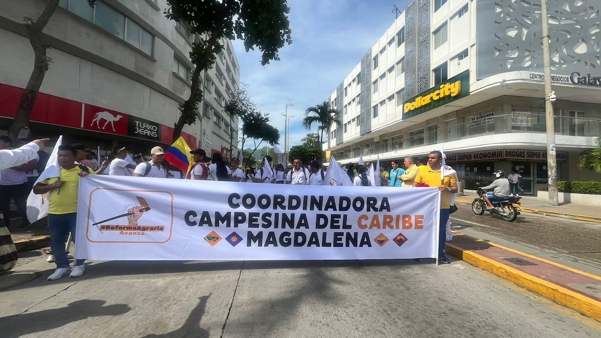 Campesinos del Magdalena se movilizan por la seguridad y en apoyo a la Reforma Agraria