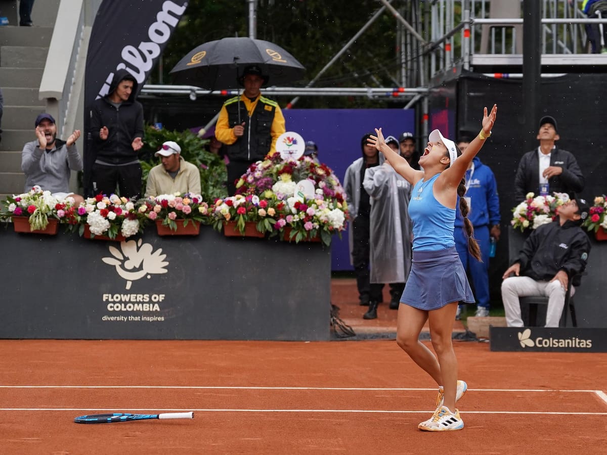 Camila Osorio sigue con paso sólido y avanza a los cuartos de final de la Copa Colsanitas