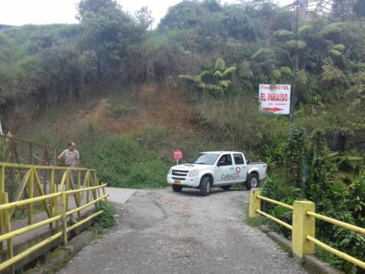 Puente Cajones en el municipio de Circasia, Quindío amenaza riesgo