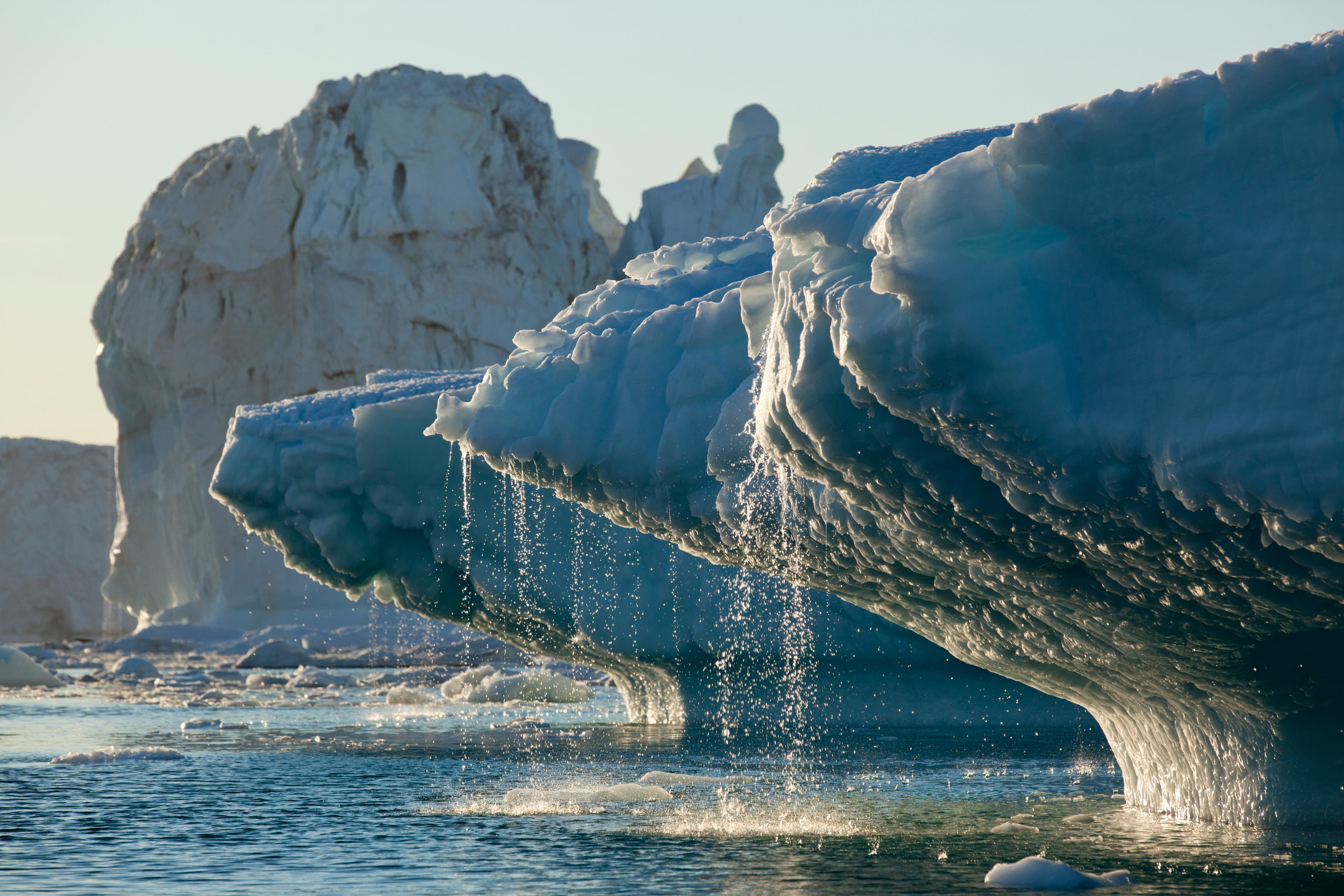 Glaciar en Groenlandia. FOTO: Paul Souders via Getty Images.