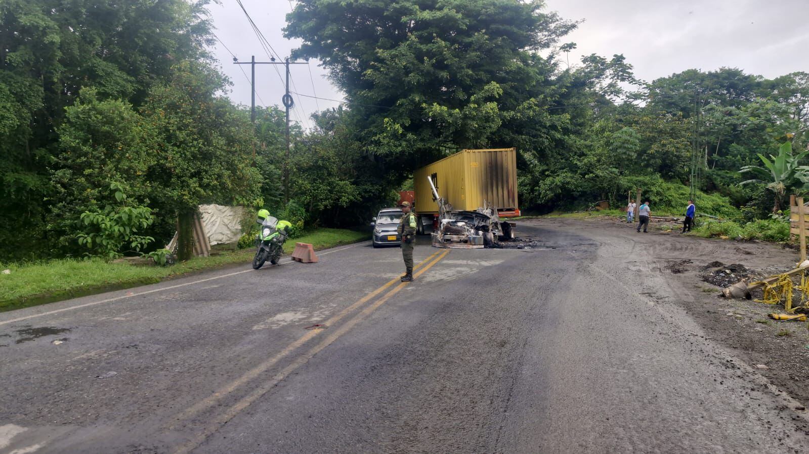 Las autoridades aún no han determinado qué grupo criminal estaría detrás de los hechos. Foto: Policía Valle.