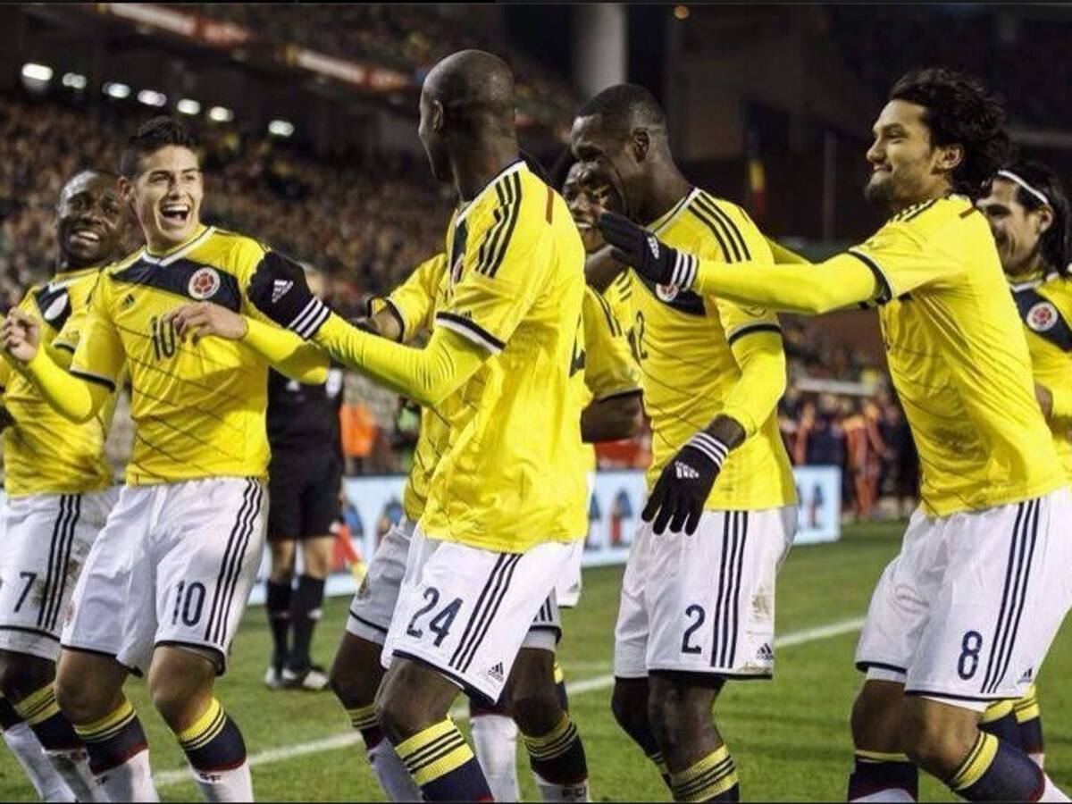 Selección que baila unida: Colombia celebra uno de sus goles