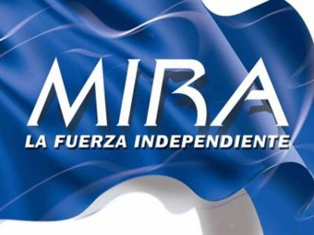 Esta es la lista a Senado que inscribió el Partido Mira