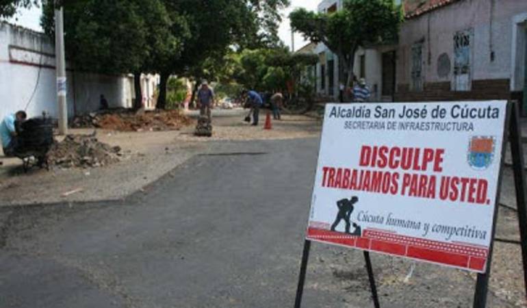 Trabajos de intervención vial.