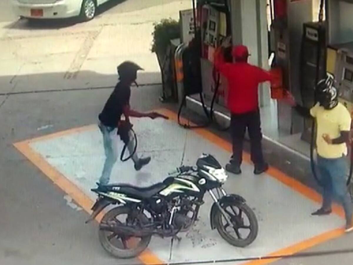 Atracan a estación de gasolina en el barrio Ternera de Cartagena
