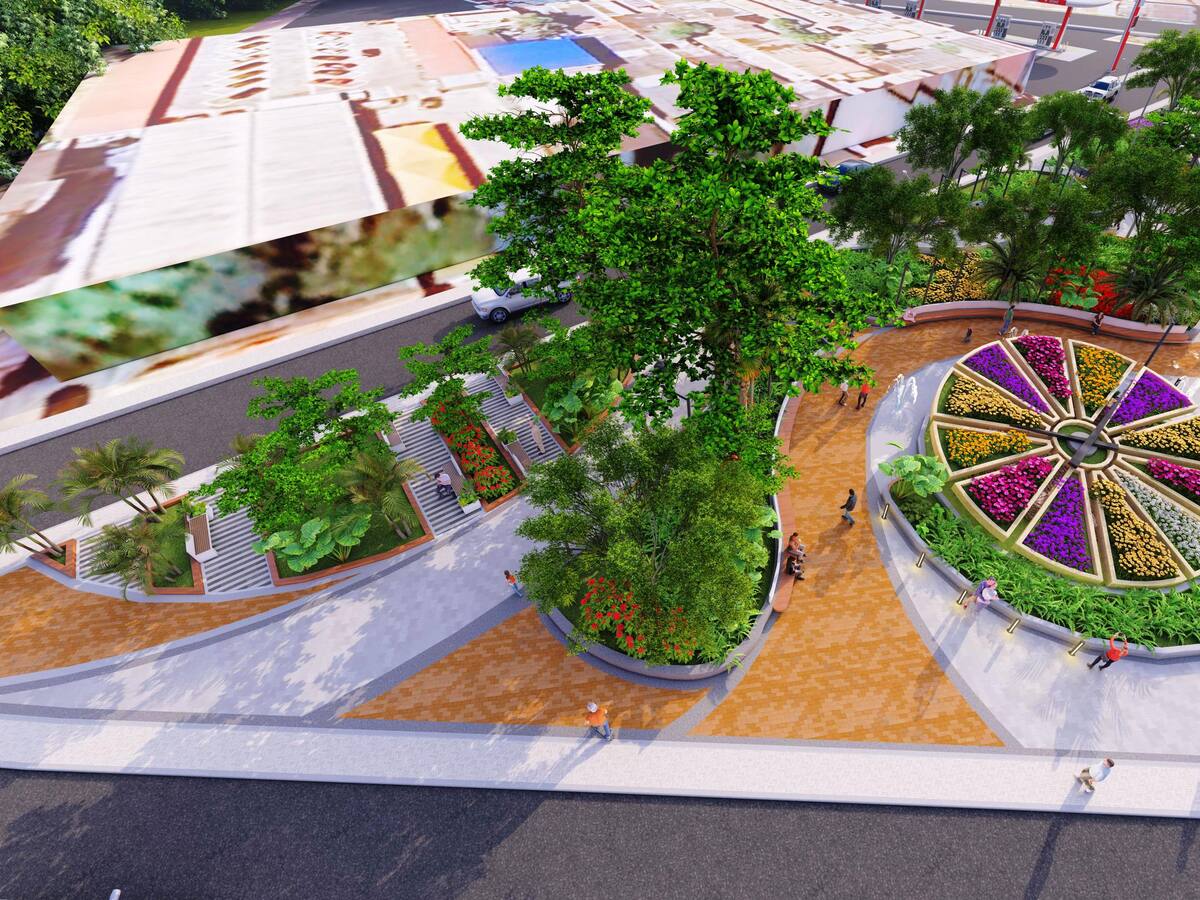 Inician obras en el parque del Reloj Floral, el ancla de un nuevo corredor turístico en Cartagena