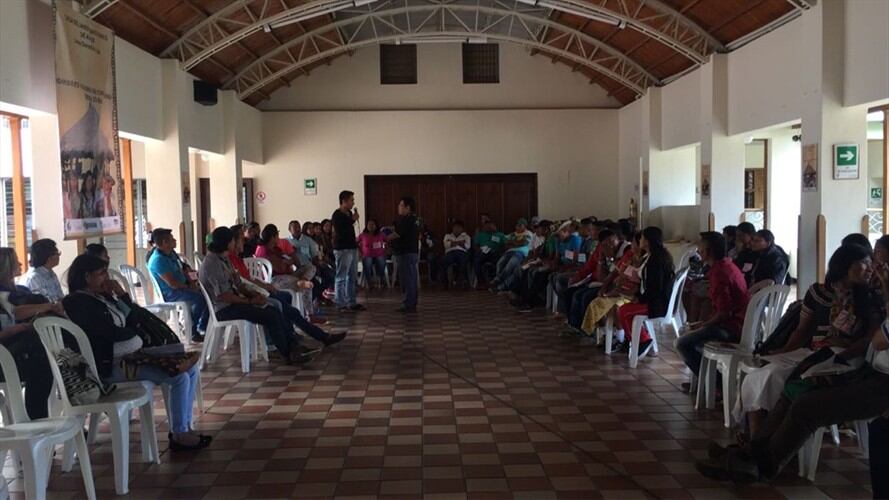 En Medellín se concentrarán los indígenas de Antioquia que apoyan la Minga Nacional. Foto: Organización Indígena de Antioquia