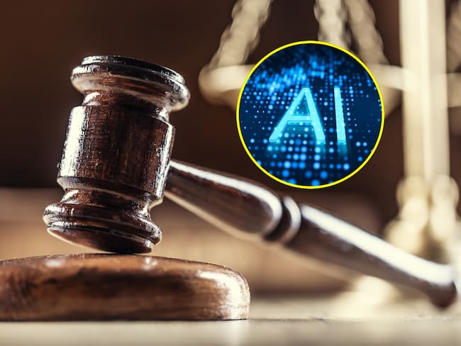 Imágenes de referencia de Justicia e IA. Fotos: Getty Images