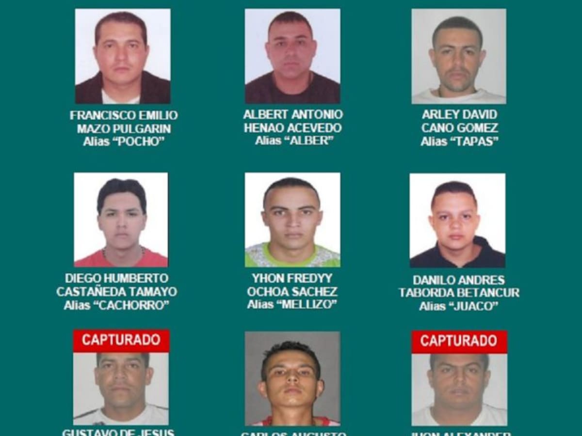 Actualizan cartel de los más buscados en Bello