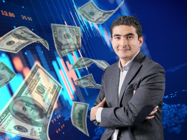Él es el Germán Cristancho, director de Investigaciones Económicas y Mercados Financieros de Banco Davivineda y Grupo Bolívar (Crédito: Davivienda Corredores) // Imágenes de fondo tomadas de Getty Imagenes