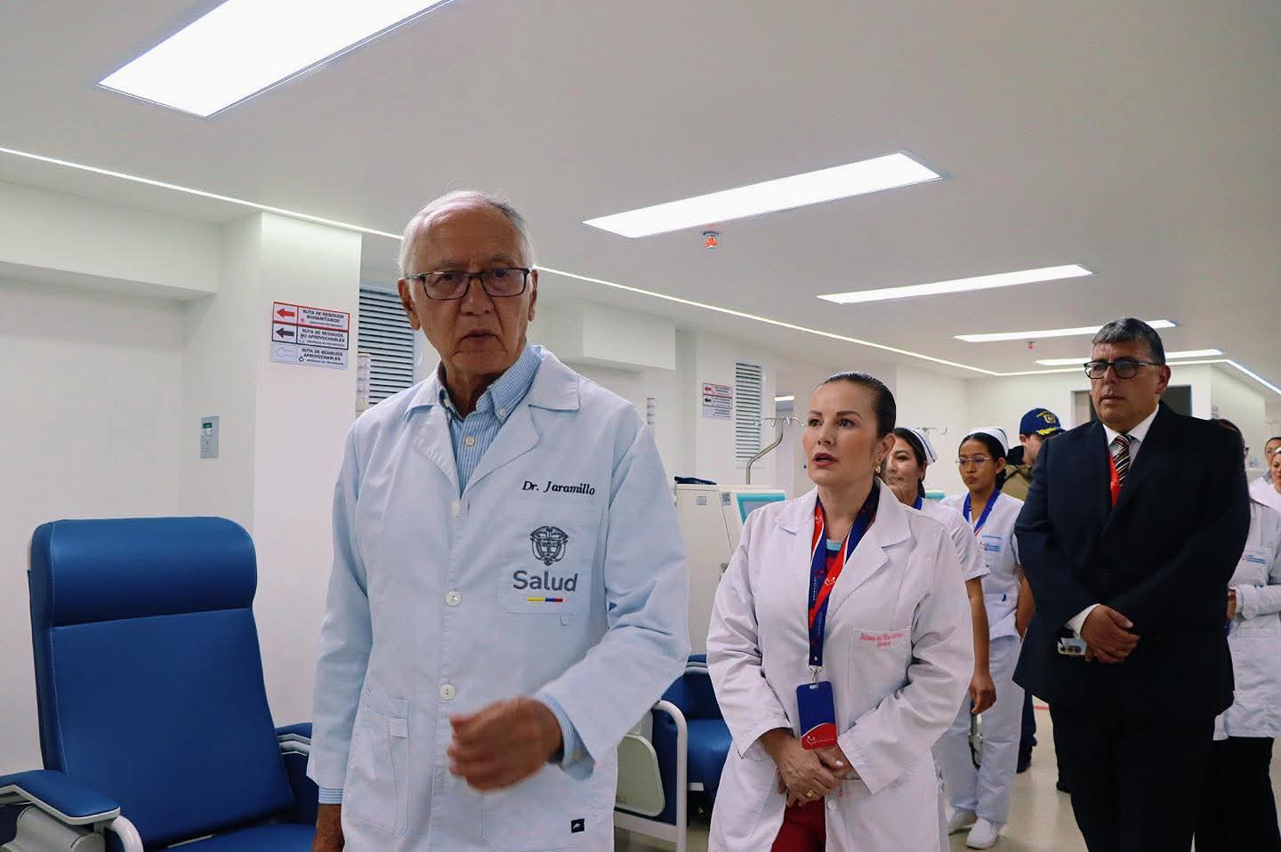El ministro de Salud y Protección Social, Guillermo Alfonso Jaramillo, visitó el Hospital Regional de Chiquinquirá / Foto: Prensa Hospital de Chiquinquirá.