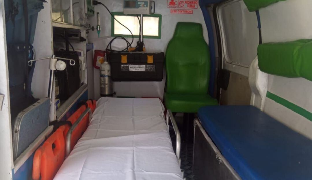 El vehículo presenta daños en su infraestructura por lo cual el Dadis decidió tomar esta medida