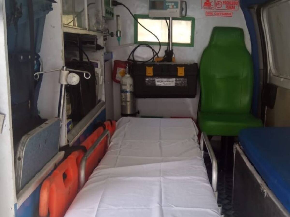 Imponen medida preventiva de suspensión temporal a ambulancia en Cartagena