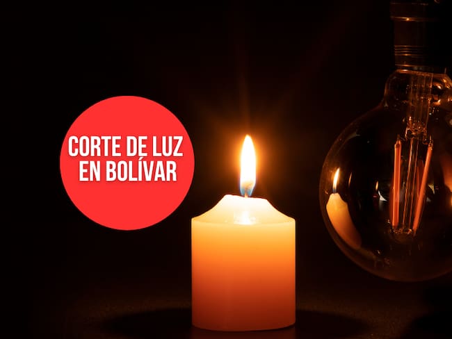 Corte de luz en Bolívar / Vela en medio de apagón (Getty Images)