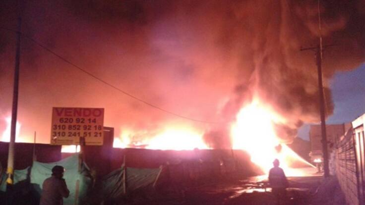 Bodega de llantas en Fontibón habría ignorado orden de cierre preventivo