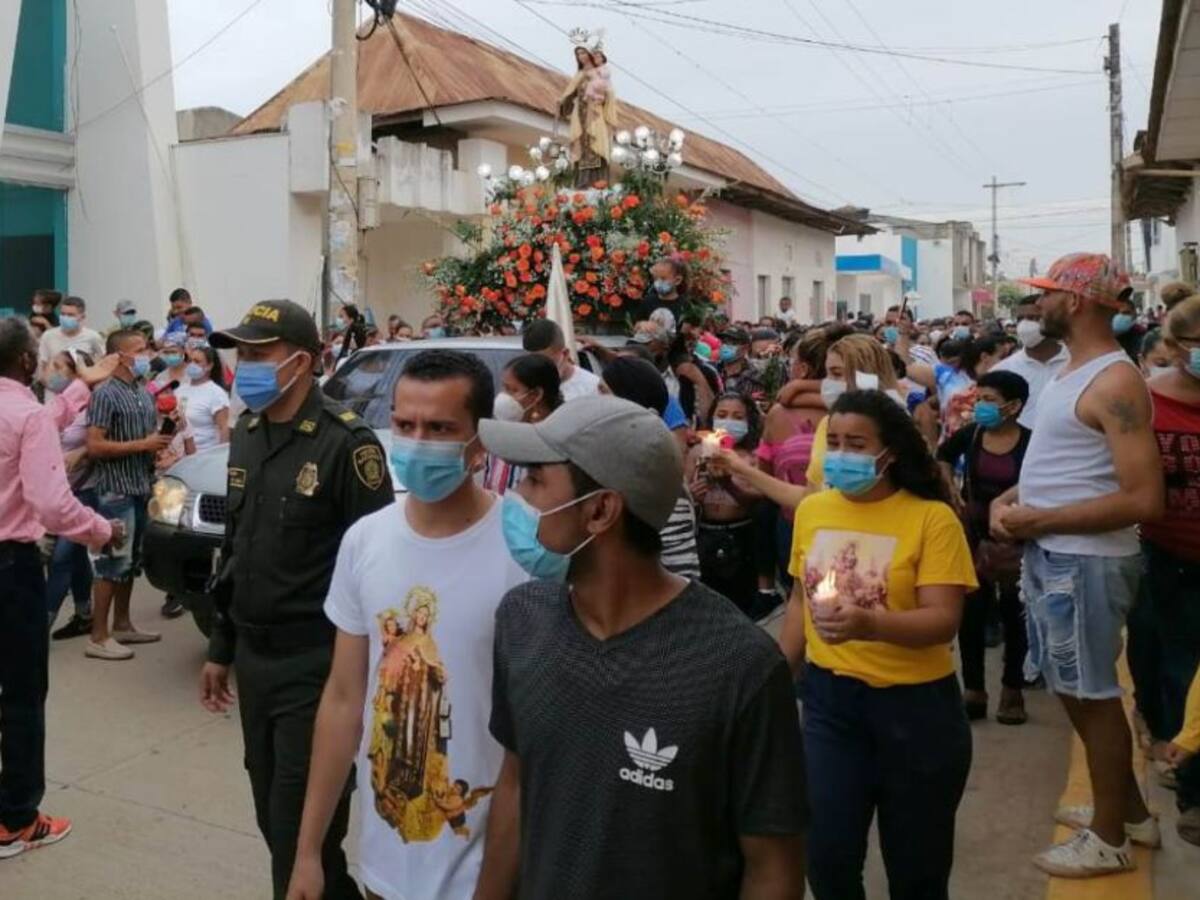 En total tranquilidad se vivió el día de la Virgen del Carmen en Bolívar