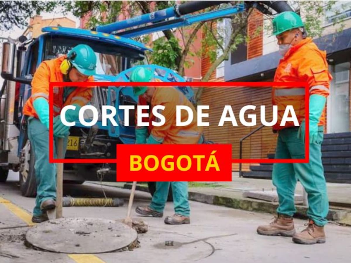 Cortes de agua en Bogotá del 9 al 13 de junio: localidades que se verán afectadas, según Acueducto