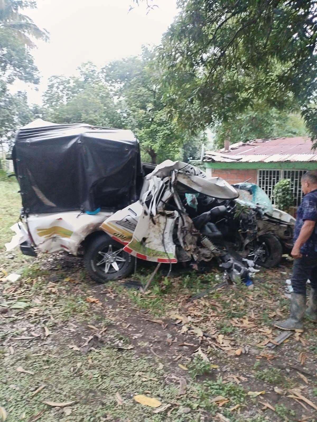 Accidente de tránsito en Norte de Santander deja una persona muerta y cinco heridas. / Foto: Cortesía.