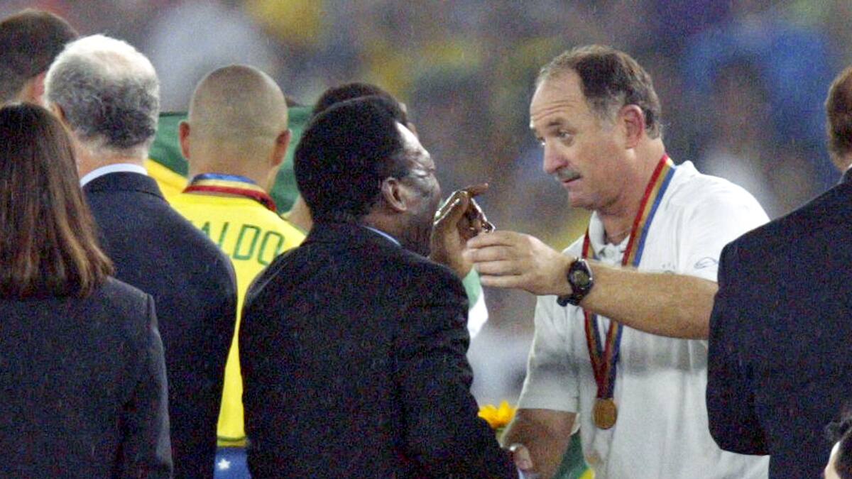 Luiz Felipe Scolari lamentó el fallecimiento de Pelé