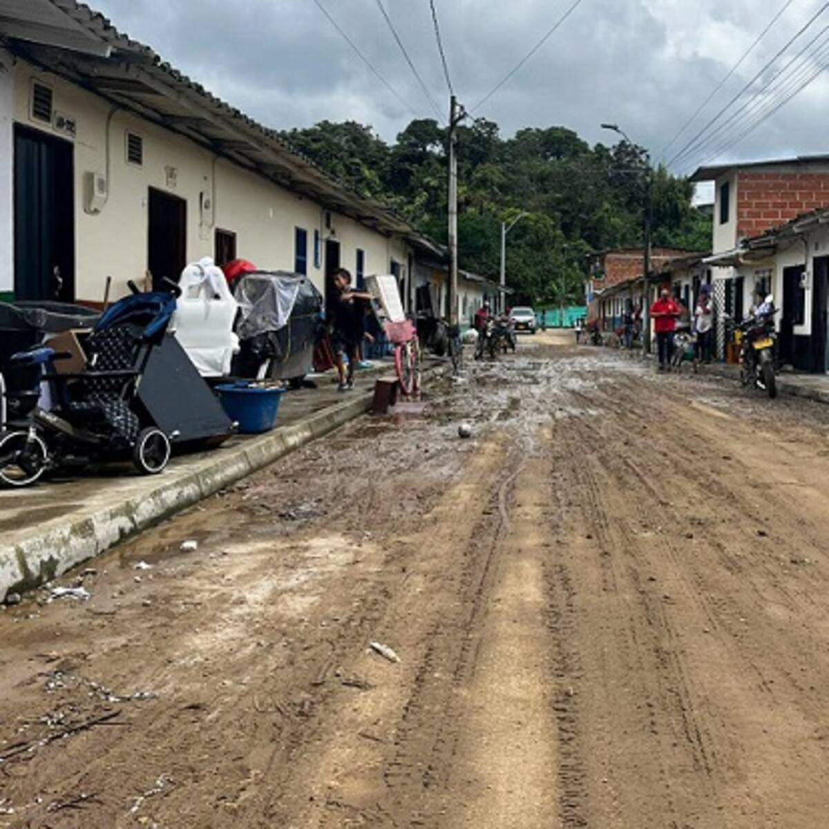 Ya son 159 las familias damnificadas en Amalfi por las lluvias del fin de semana