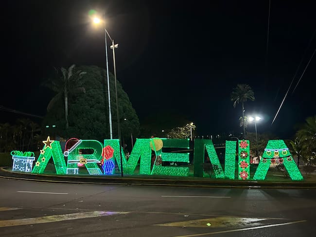 Alumbrado navideño en la ciudad de Armenia - Caracol Radio Armenia