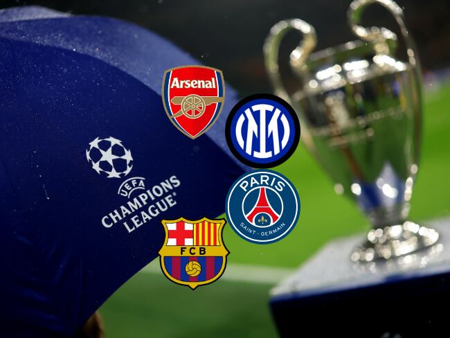 Semifinales de la Champions League 2024-25 / Getty Images