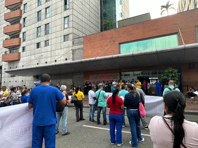Hospital General de Medellín alertó sobre crisis financiera, hubo protestas