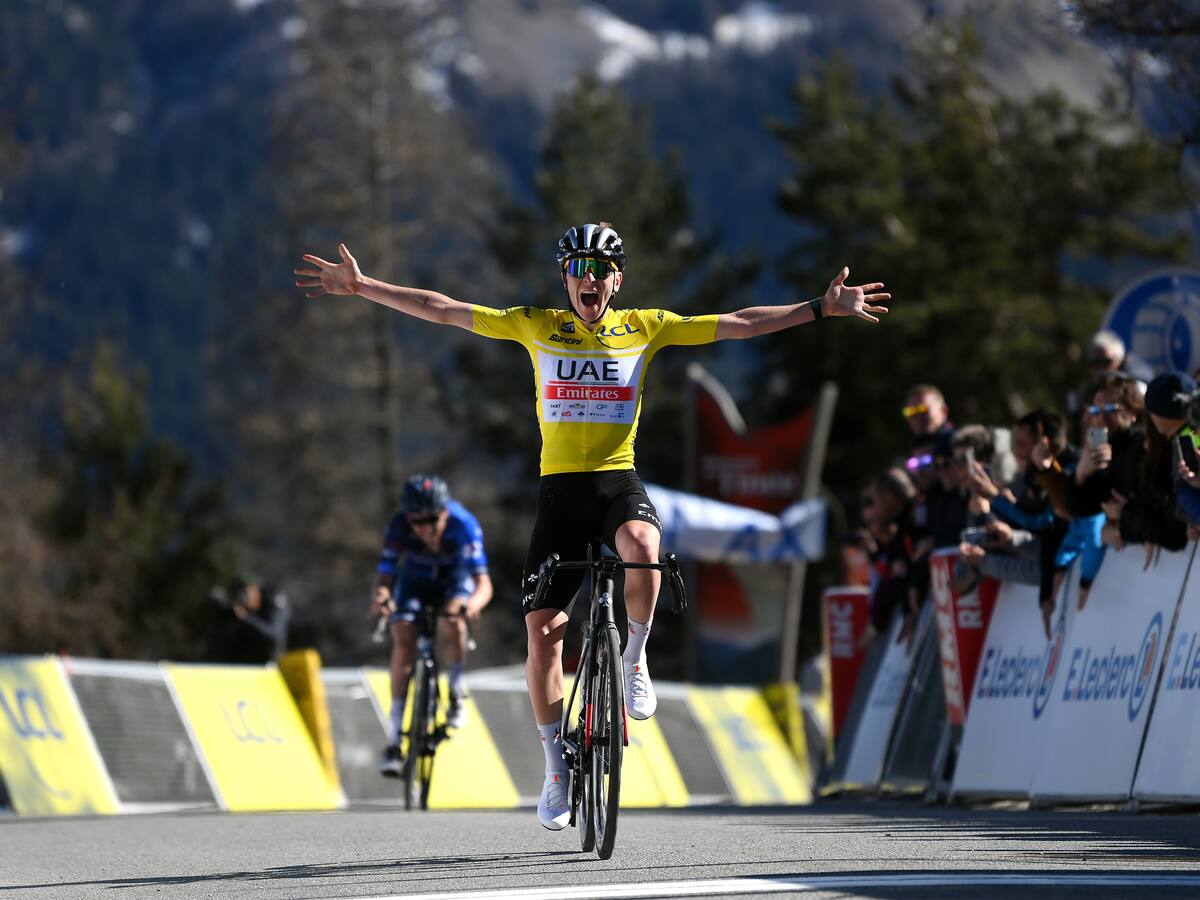 Pogacar repite triunfo en la etapa 7 de París-Niza ¿Cómo le fue a Daniel Martínez?