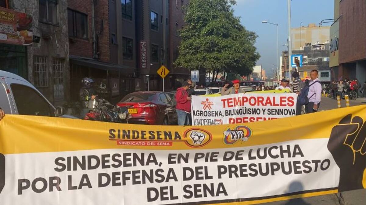 Sindicato del SENA protesta hoy en Bogotá: Razones y lo último en movilidad