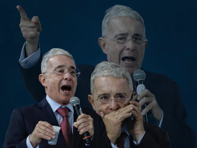 Álvaro Uribe Vélez (Collage con fotos de: Camila Díaz, Colprensa)