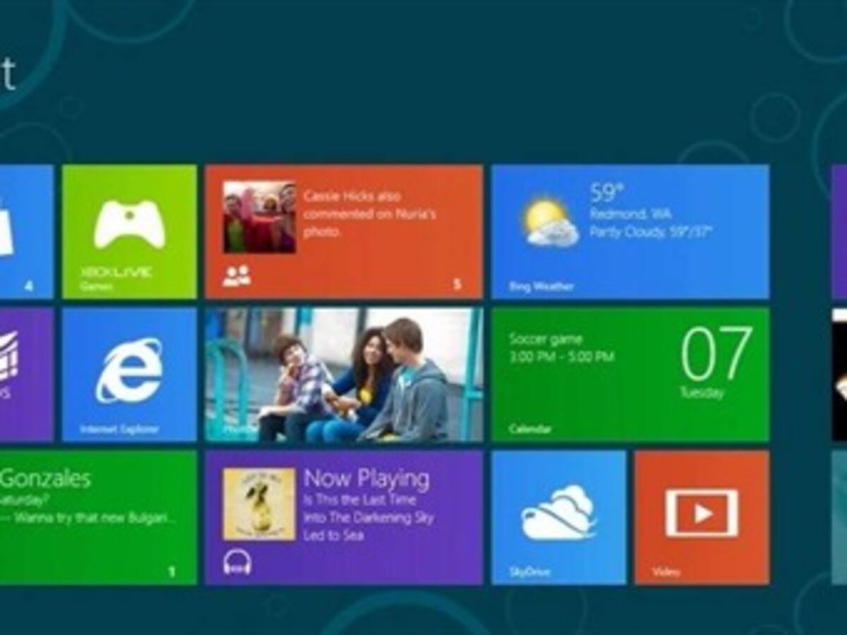 Microsoft pondrá a la venta Windows 8 a finales de octubre