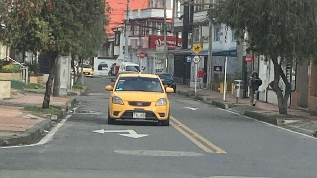 (VIDEO) Taxista arrolló a un perro en plena vía residencial