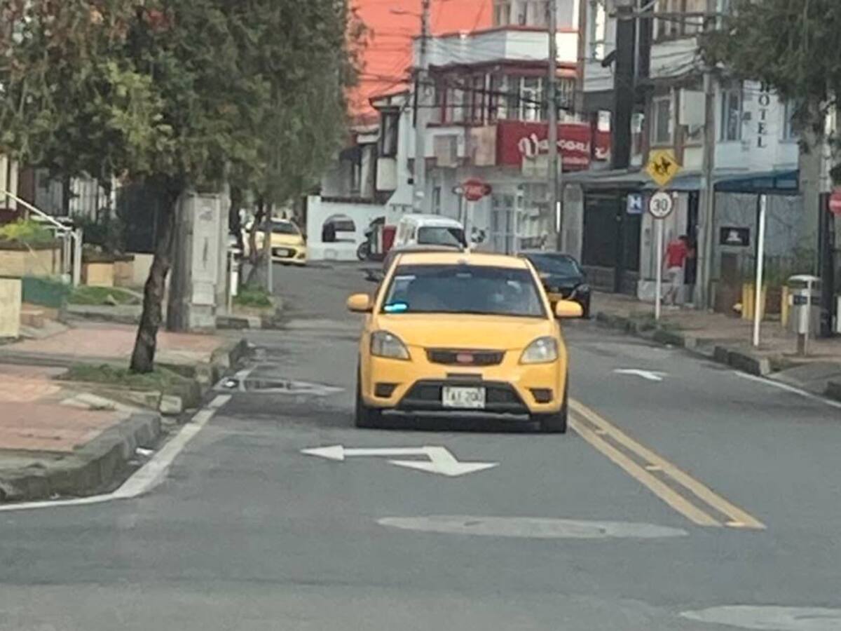 (VIDEO) Taxista arrolló a un perro en plena vía residencial